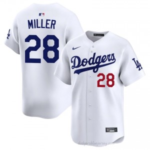 #28 Bobby Miller White On-Field Style Baseball Jersey | Men Authentic LA Dodgers MLB Apparel 8M5EqW37