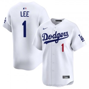Brandon Lee #1 White Baseball Jersey | Men LA Dodgers Premium MLB Uniform 2ocXo242