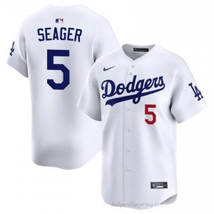 #5 Corey Seager White On-Field Style Baseball Jersey | Men Authentic LA Dodgers MLB Apparel 0VS41759