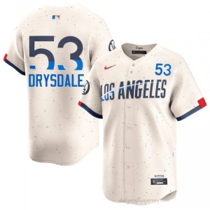 Don Drysdale #53 Cream Baseball Jersey | Men Dodgers Premium MLB Uniform 17Y82094