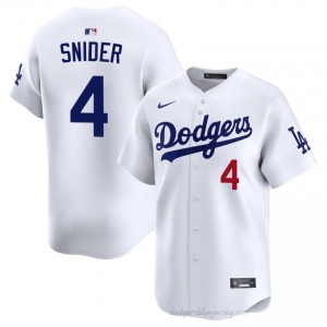 Duke Snider #4 White Baseball Jersey | Men LA Dodgers Premium MLB Uniform F6d38616