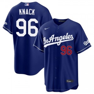 #96 Landon Knack Royal On-Field Style Baseball Jersey | Men Authentic L.A. Dodgers MLB Apparel 2oAn1V10