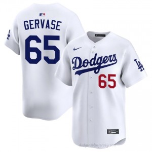White Paul Gervase #65 Men Baseball Jersey | LA Dodgers Limited Edition MLB Player Gear 34d1cP87
