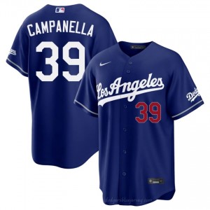 #39 Roy Campanella Royal On-Field Style Baseball Jersey | Men Authentic L.A. Dodgers MLB Apparel GM00X840