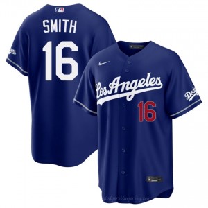 #16 Will Smith Royal On-Field Style Baseball Jersey | Men Authentic Los Angeles Dodgers MLB Apparel 342VWC30