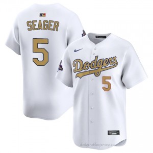 2026 Gold Collection White Corey Seager #5 Men Baseball Jersey | LAD Limited Edition MLB Player Gear 77Dm2d82