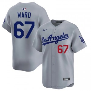 L.A. Dodgers Ryan Ward #67 Grey Men Premium Jersey | MLB Collectible Baseball Uniform 1y0QEk97