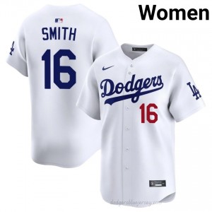 Women Will Smith #16 White Alternate Limited Baseball Jersey | LA Dodgers Official MLB Design 12876K15