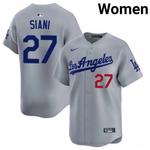 L.A. Dodgers Michael Siani #27 Grey Women Premium Jersey | MLB Collectible Baseball Uniform gM5wK368