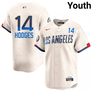 #14 Gil Hodges Cream On-Field Style Baseball Jersey | Youth Authentic Dodgers MLB Apparel I2q43N28