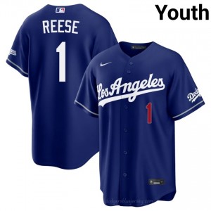 Royal Pee Wee Reese #1 Youth Baseball Jersey | L.A. Dodgers Limited Edition MLB Player Gear o54l0v11
