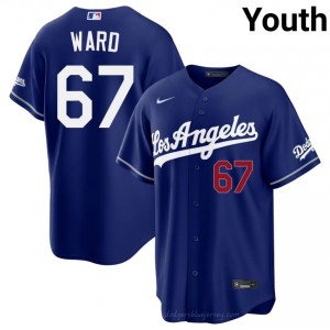 Ryan Ward #67 Royal Baseball Jersey | Youth LAD Premium MLB Uniform 306JxF77